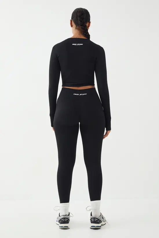 DSGN Studio Highwaist Sculpt Wrap Waist Legging