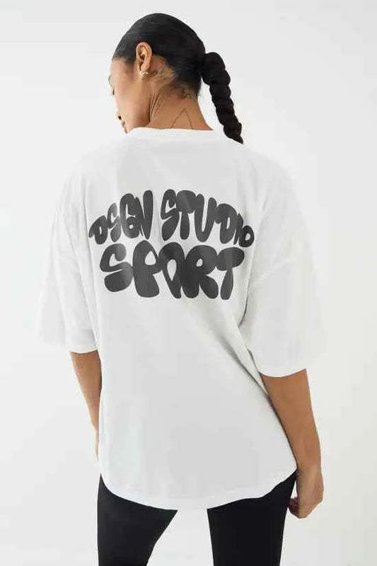 DSGN Studio Sport Printed Oversized T-Shirt