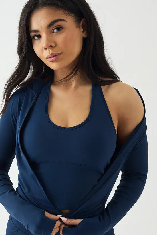 DSGN Studio Sport Contour Seamless Padded Halter Top