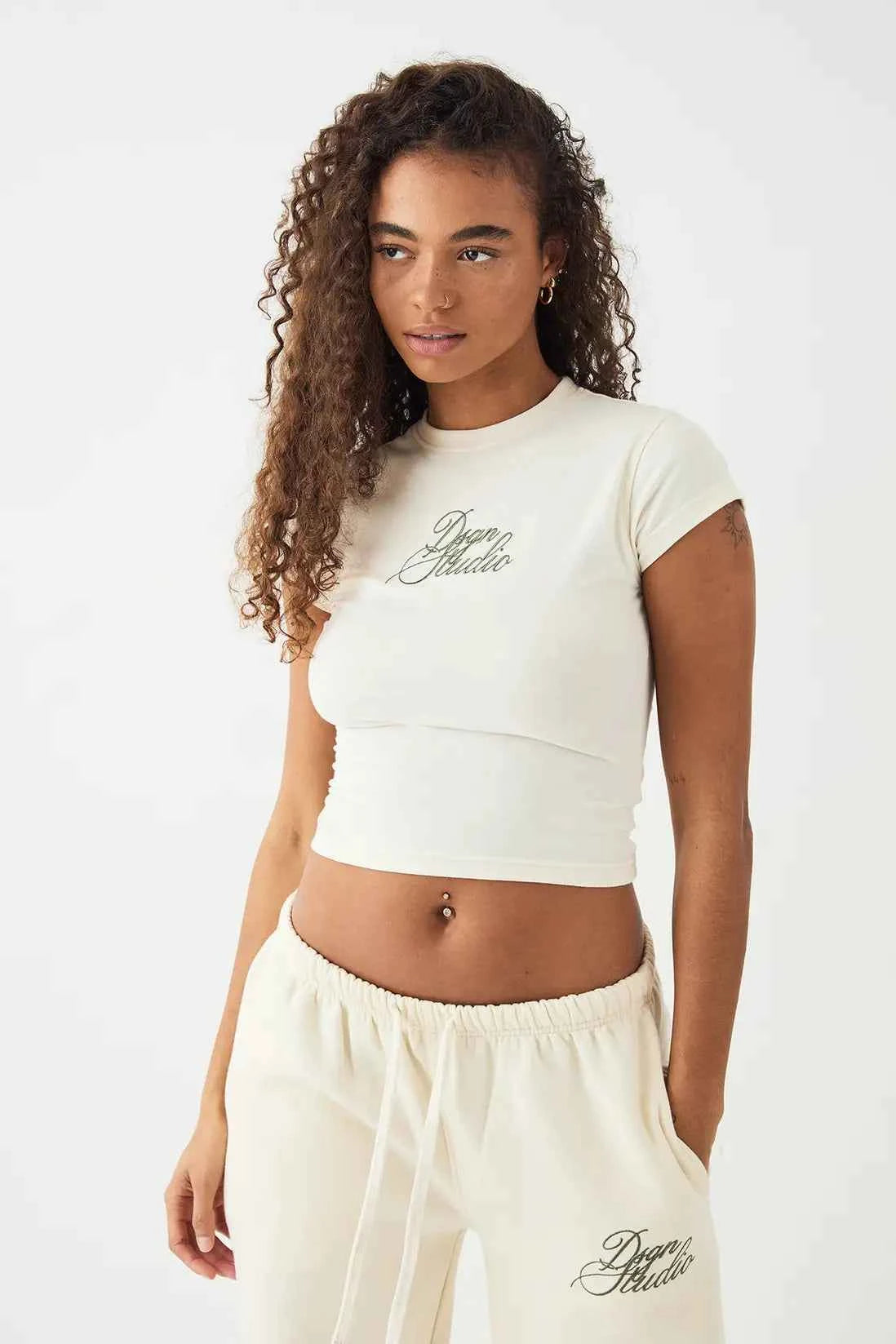 DSGN Studio Short Sleeve Fitted Top