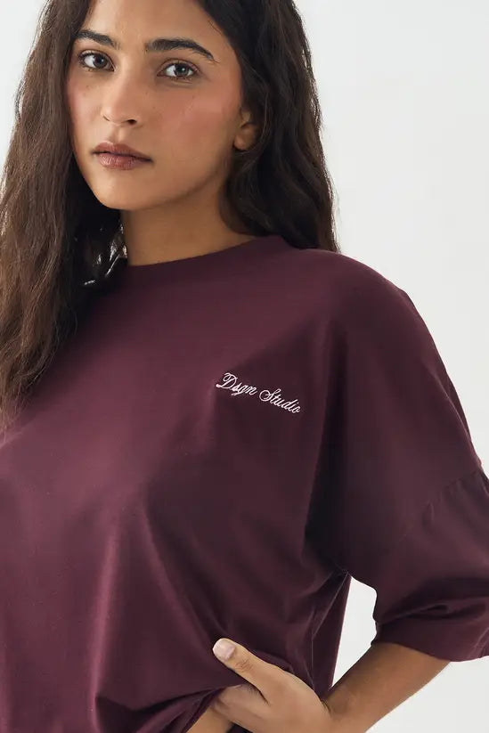 DSGN Studio Lounge Short Sleeve Oversized Supersoft T-Shirt