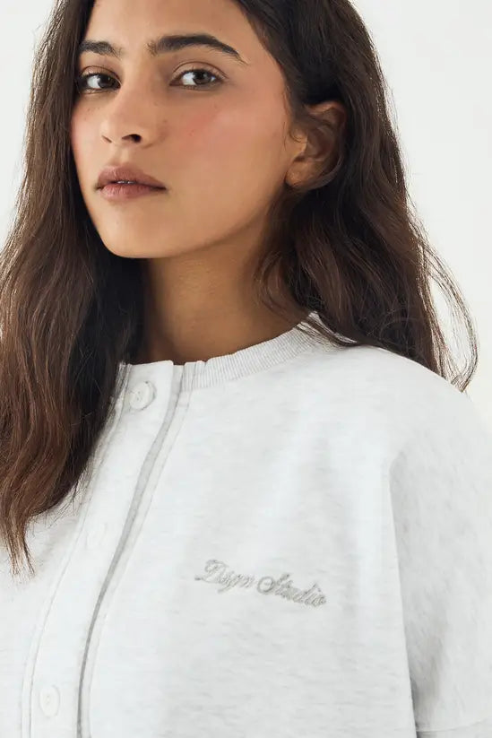 DSGN Studio Button Through Cardigan Sweatshirt