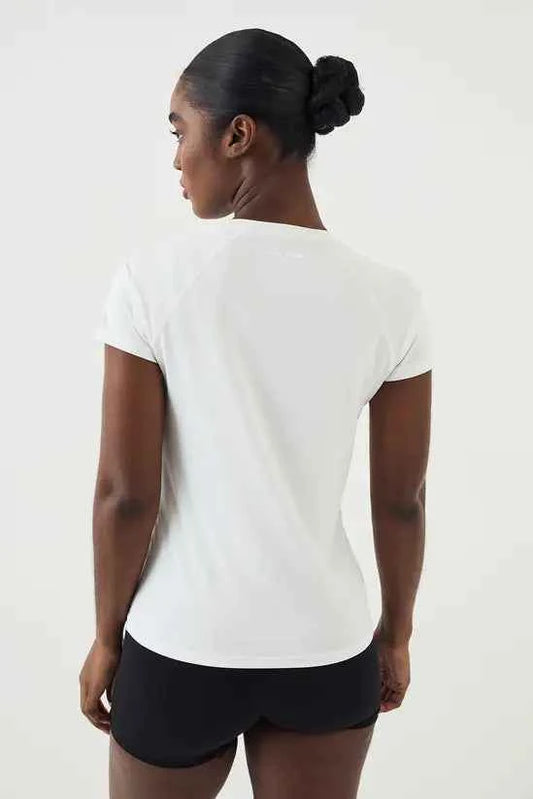 DSGN Studio Loose Fit Mesh Insert Short Sleeve T-Shirt