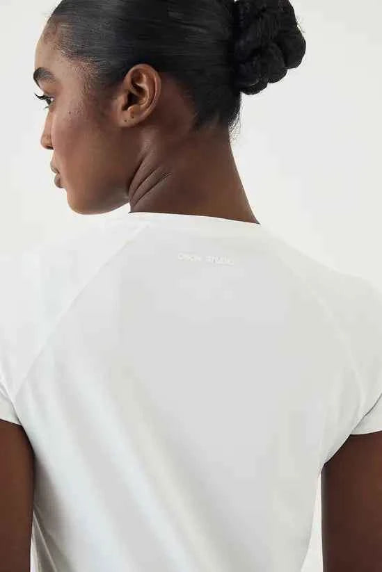 DSGN Studio Loose Fit Mesh Insert Short Sleeve T-Shirt