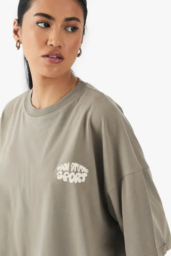 DSGN Studio Sport Bubble Print Oversized T-shirt