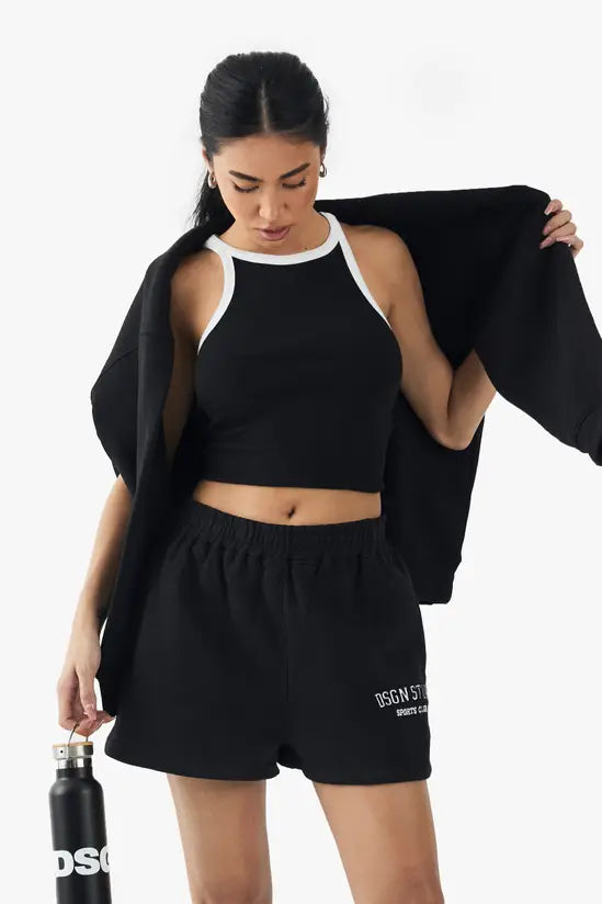 DSGN Studio Sports Club Applique Sweat Short