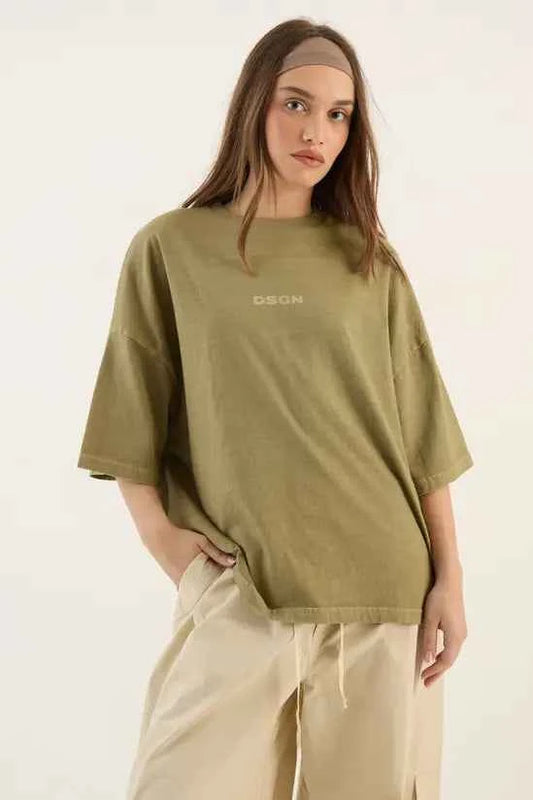 DSGN Studio Heavyweight Washed Oversized Short Sleeve T-Shirt